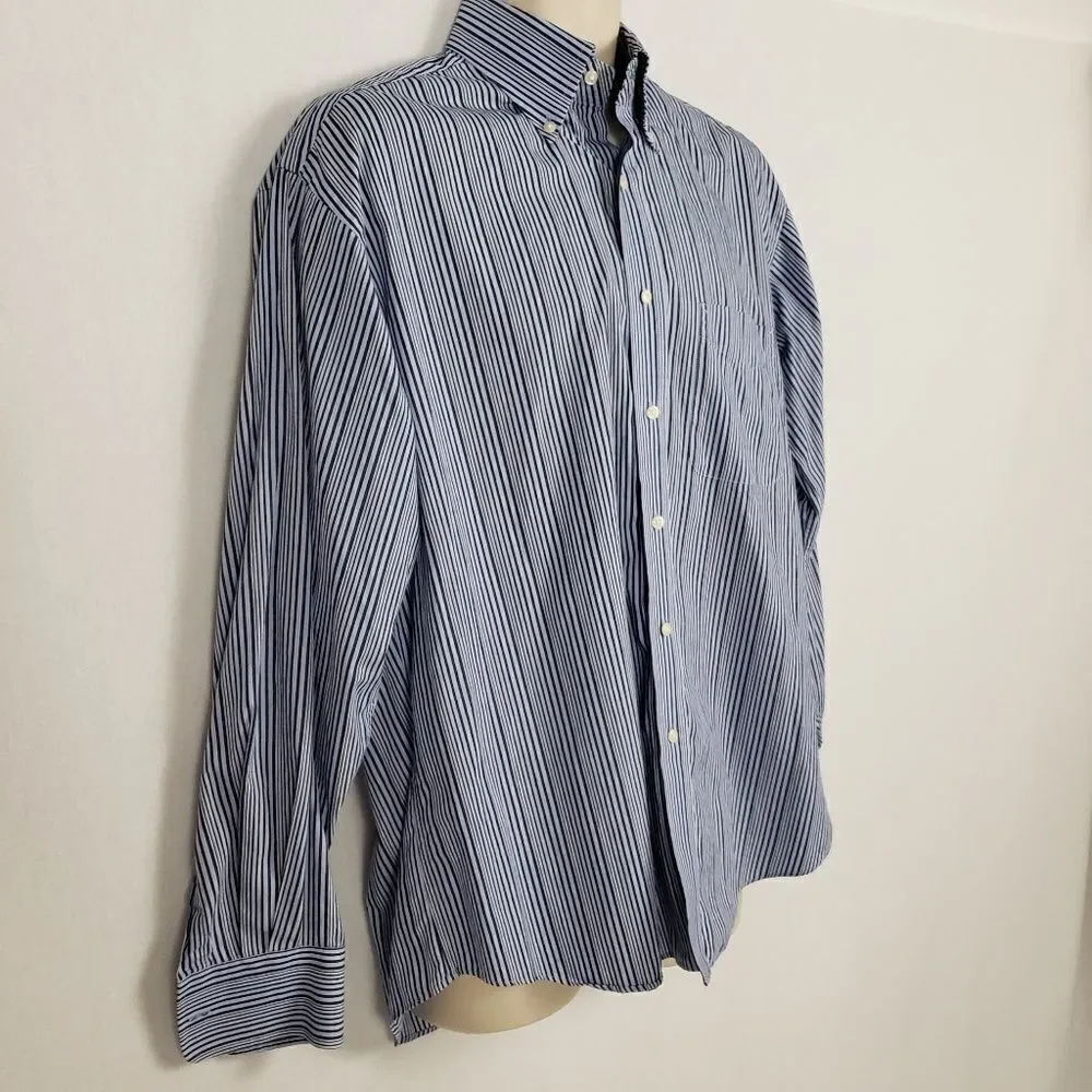 Tommy Hilfiger Striped Shirt  Men's Size XL Pocket